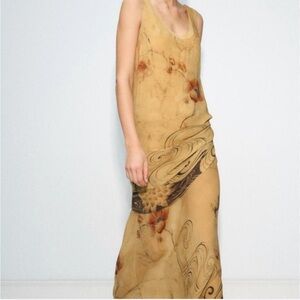 Zara Sleeveless Yellow Dress